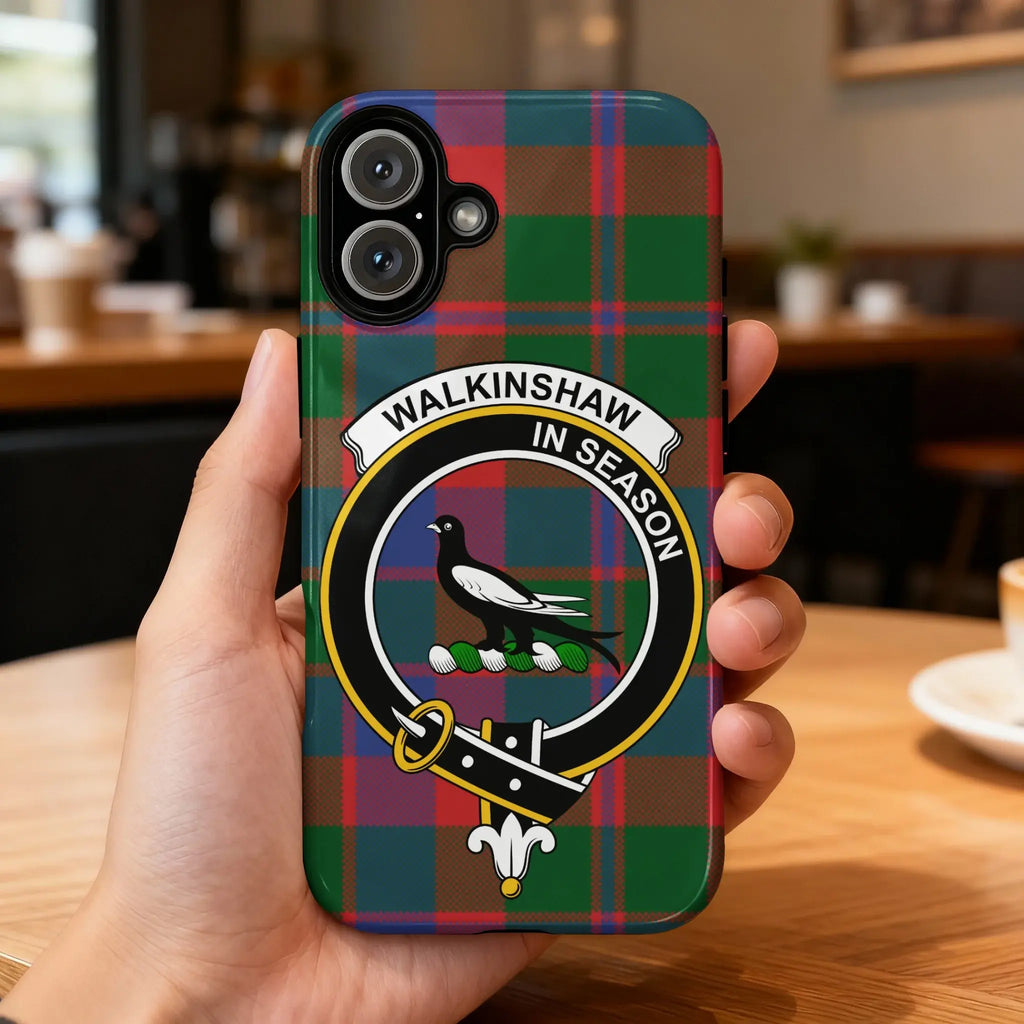 Walkinshaw In Season Plaid Design Phone Case