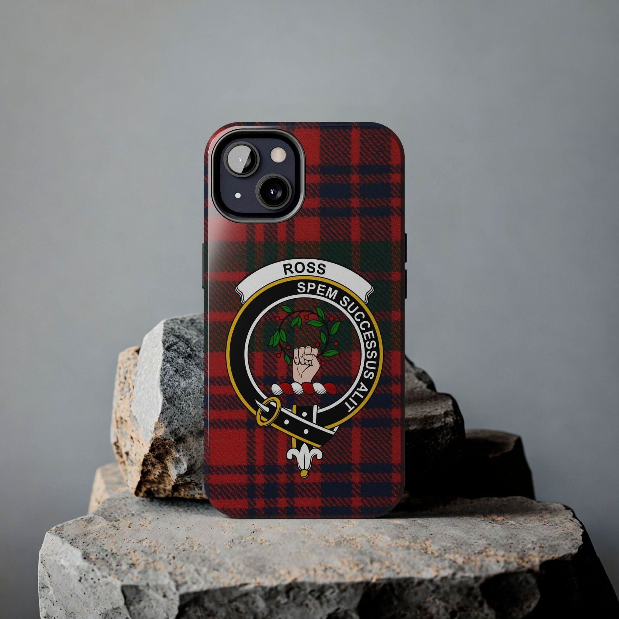 Ross Clan Scottish Tartan Cell Phone Case - Celtic Ancestry Gifts