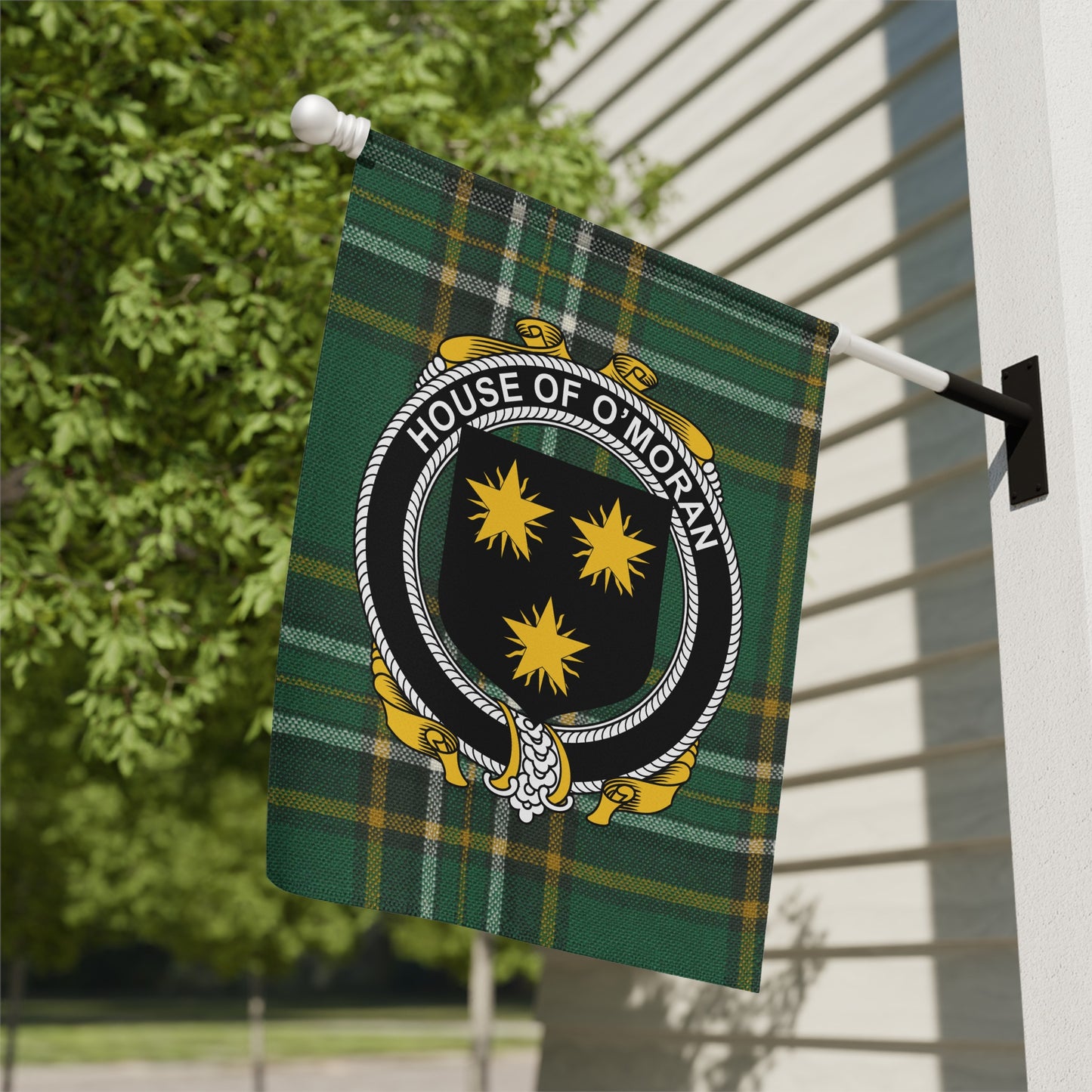 House of O'Moran Tartan Clan Crest Flag product