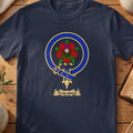 Valange Scottish clan crest T-shirt in Navy
