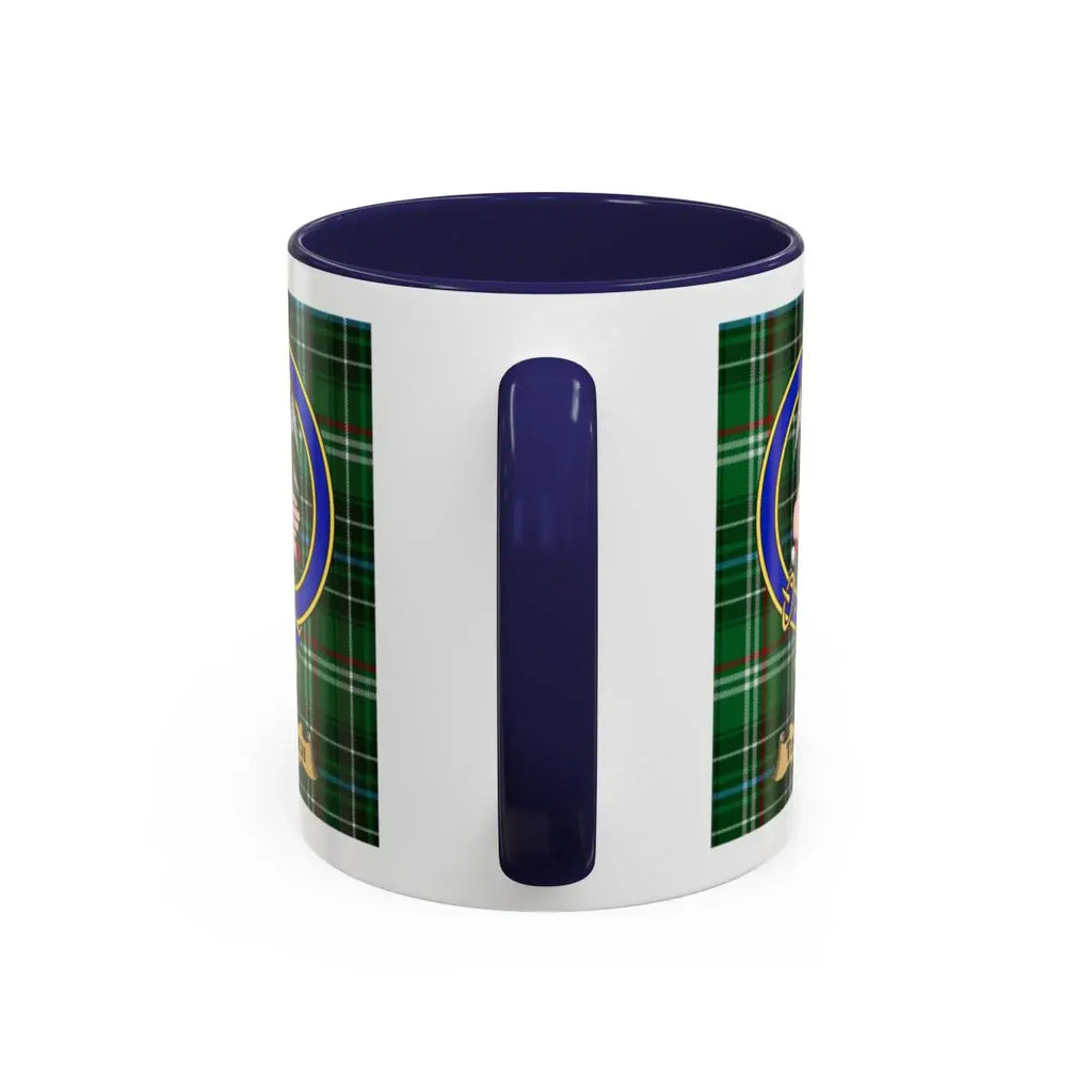 Toshach clan crest mug shown in 11 oz and 15 oz sizes