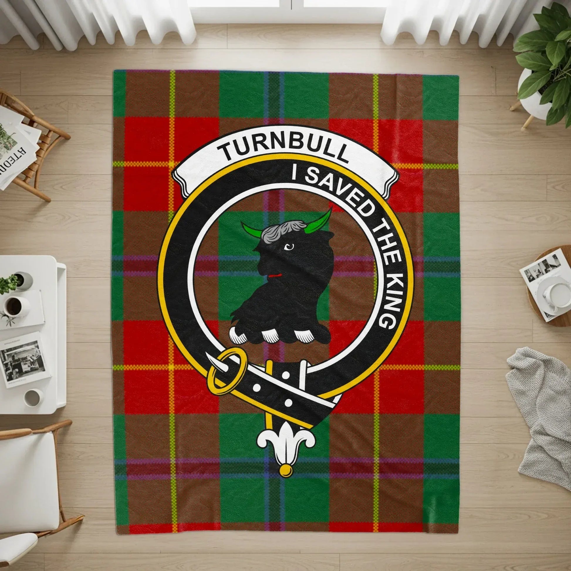 Tartan Plaid Design Turnbull I Saved The King Rug product