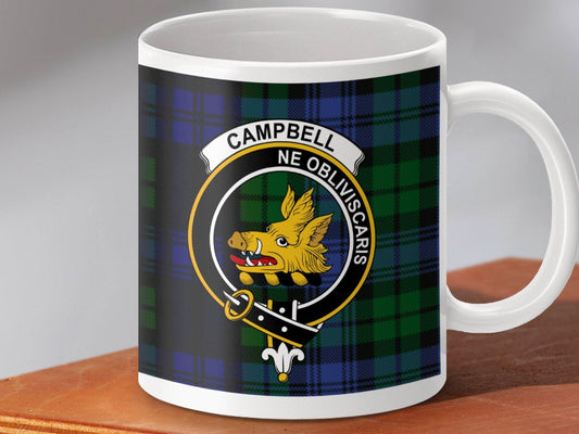 Campbell Clan Ne Obliviscaris Tartan Mug product type