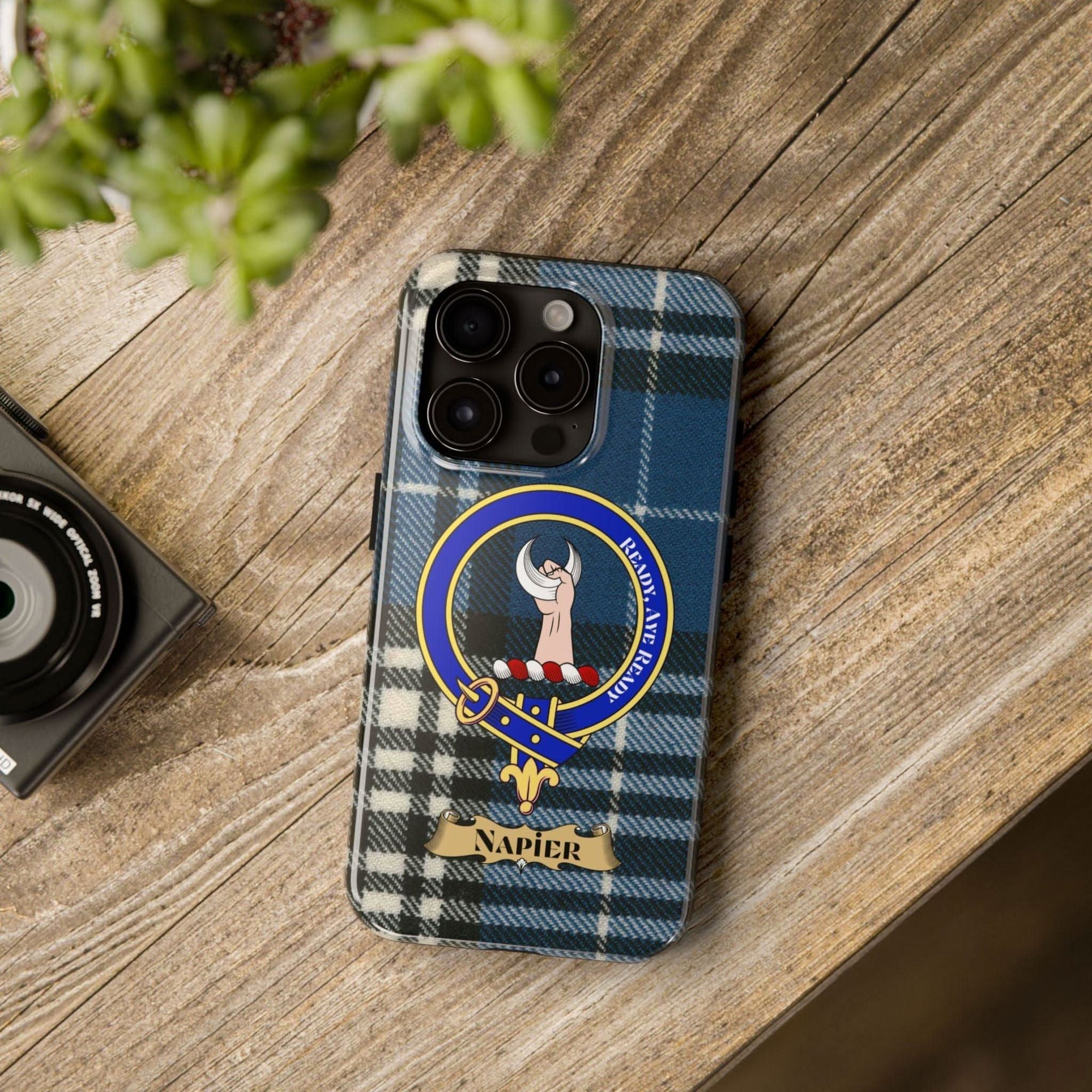Napier Clan Scottish Tartan Cell Phone Case - Celtic Ancestry Gifts