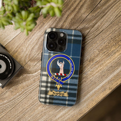 Napier Clan Scottish Tartan Cell Phone Case - Celtic Ancestry Gifts