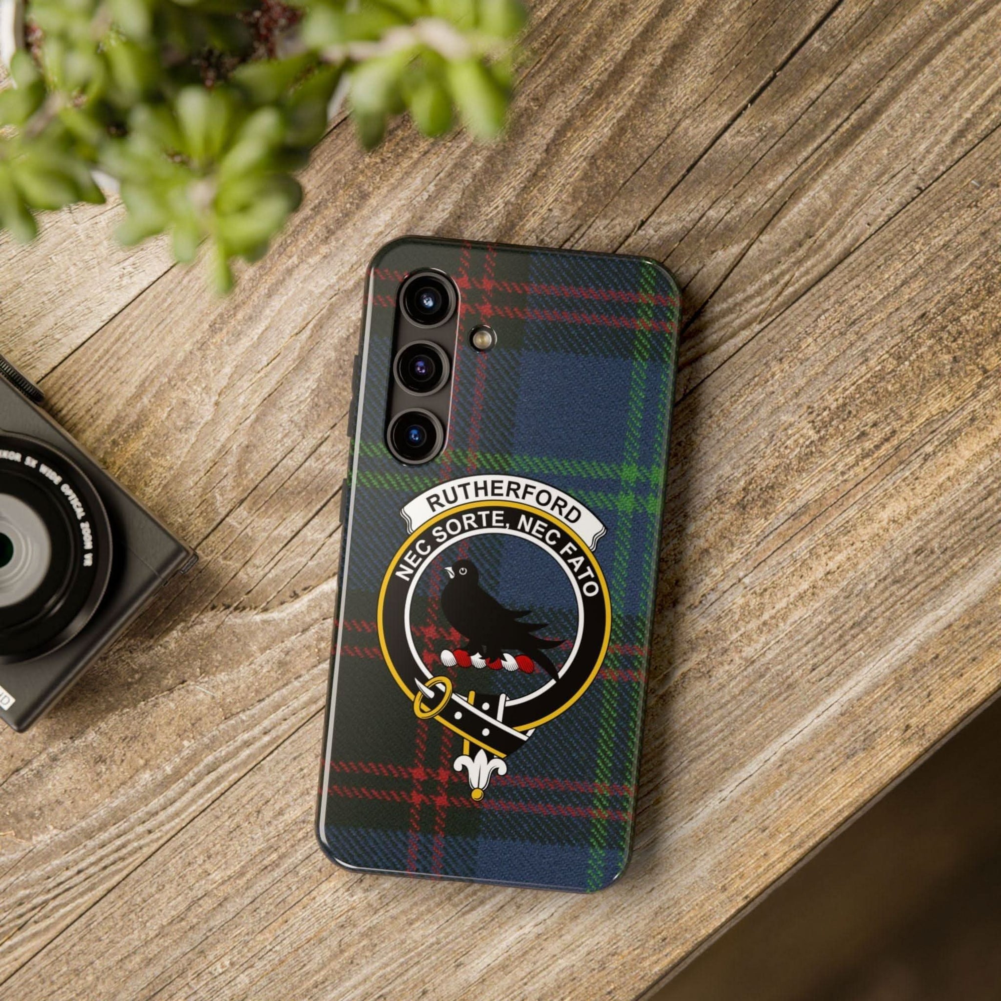 Rutherford Clan Scottish Tartan Cell Phone Case - Celtic Ancestry Gifts
