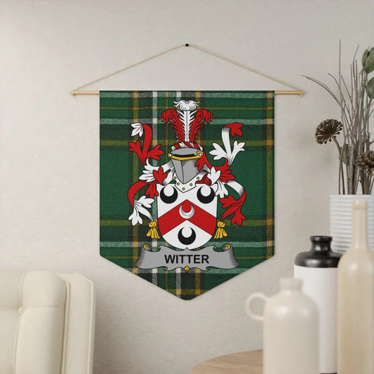 Witter Family Crest Plaid Design Wall Hanging product
