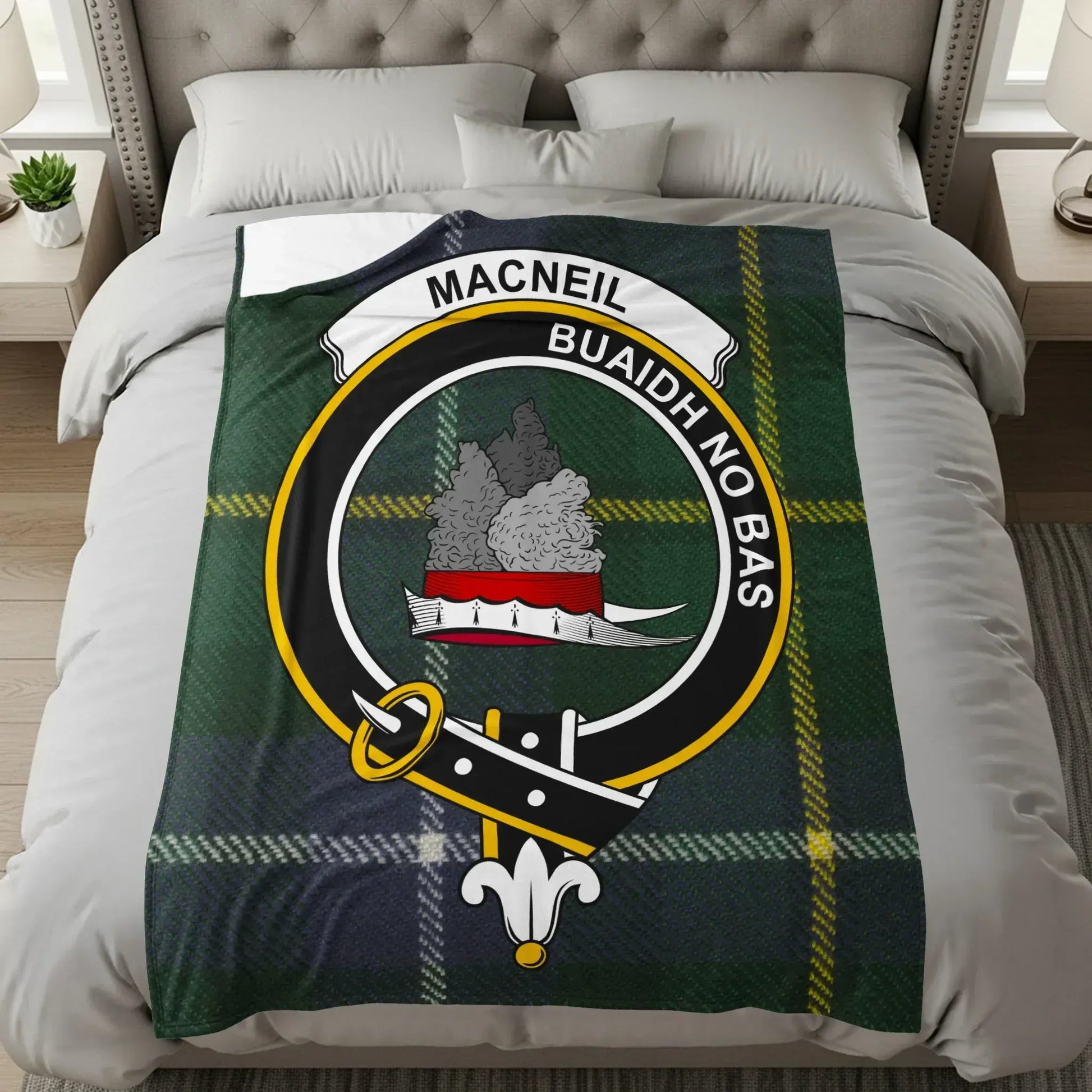 MacNeil BuAidh No Bas Tartan Blanket product type