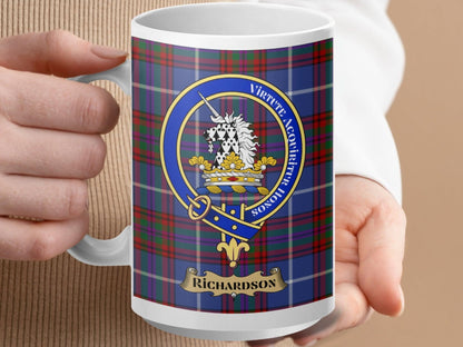 Richardson Crest Plaid Design Coffee Mug product