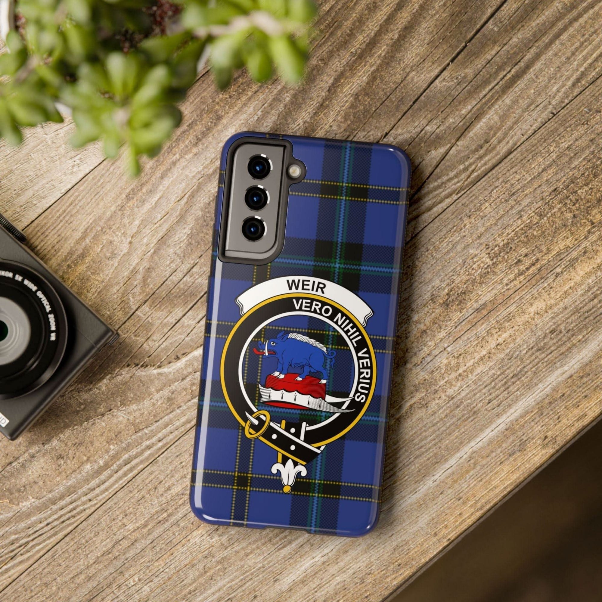 Weir Clan Scottish Tartan Cell Phone Case - Celtic Ancestry Gifts