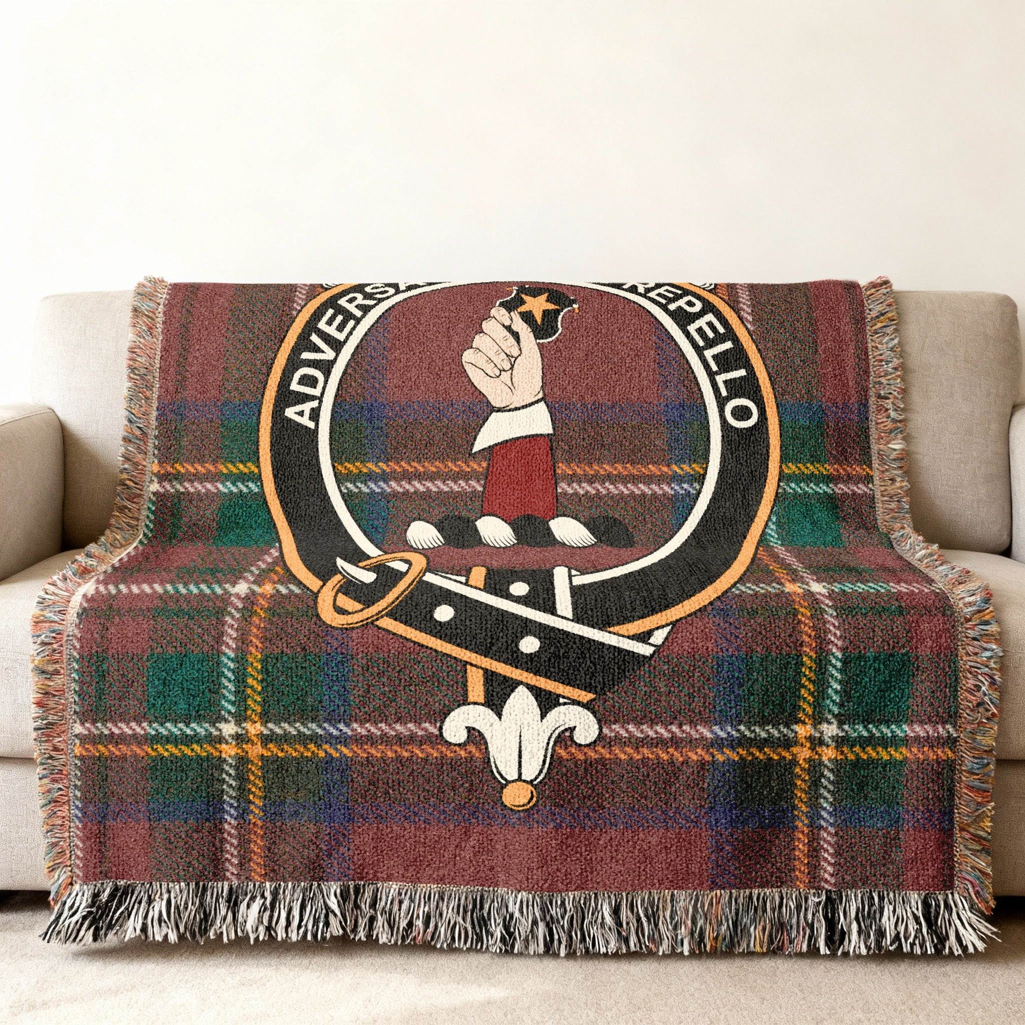 Adversus Et Erepello Plaid Tartan Blanket product