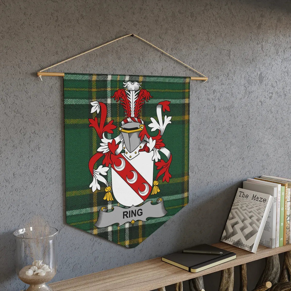 Scottish Tartan Plaid Wall Decor Ring product type