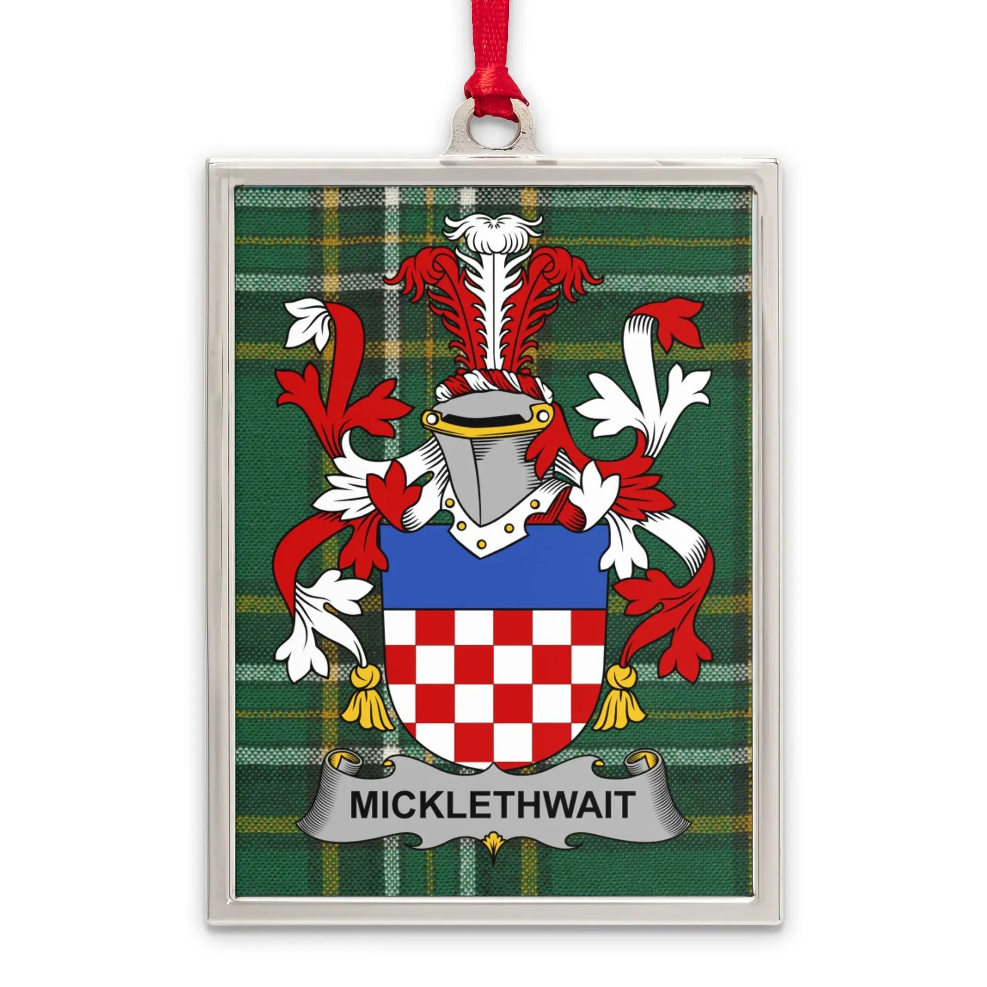 Micklethwait Family Crest Coat of Arms Rectangular Product