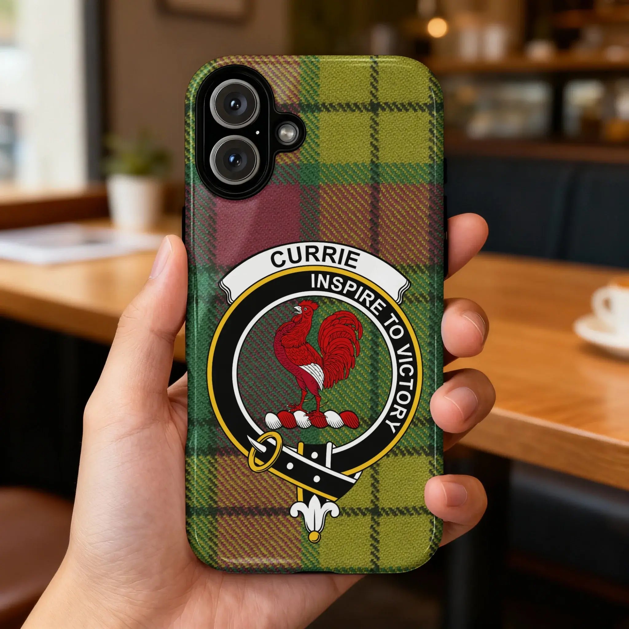 Currie Inspire to Victory Tartan Phone Case