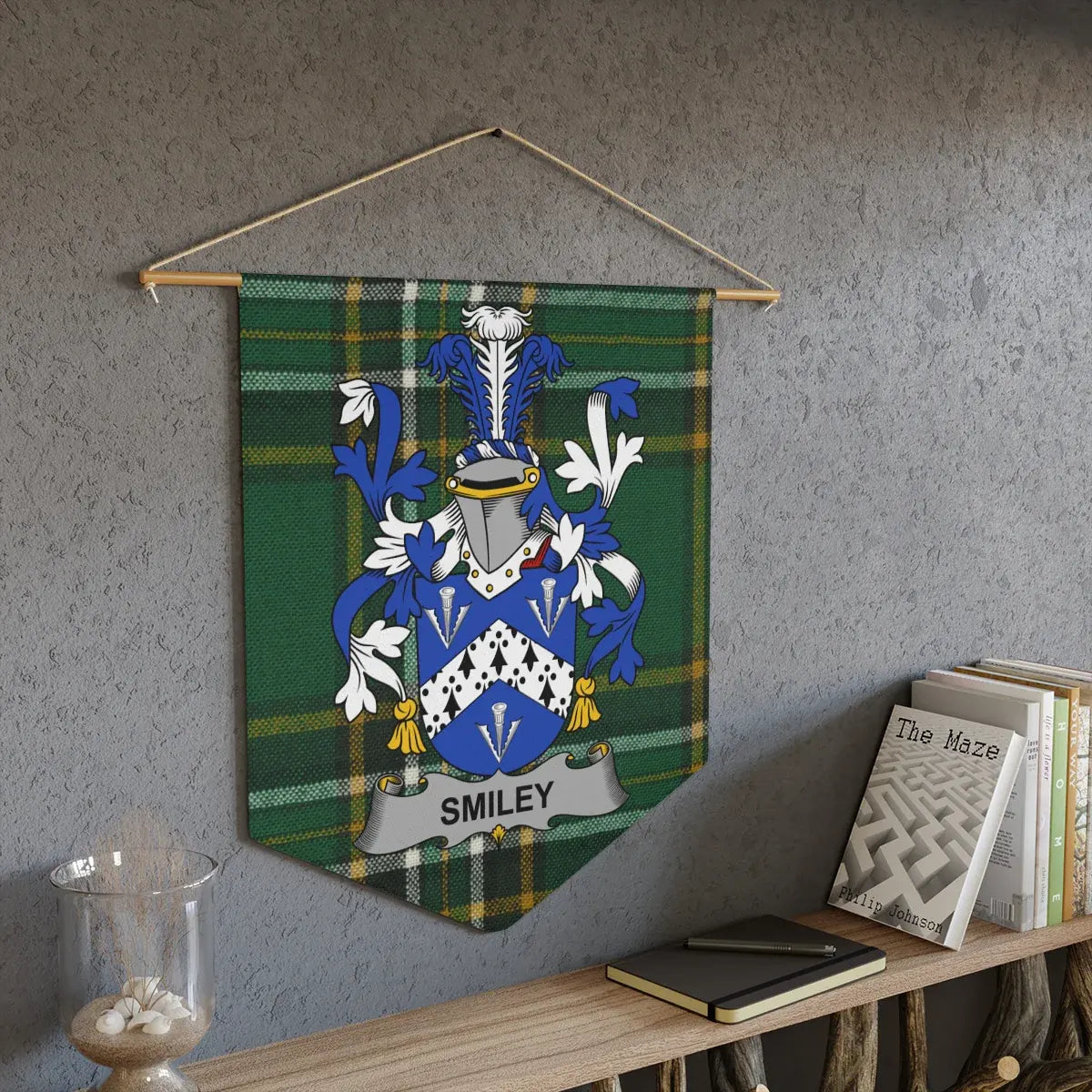 Personalized Family Crest Coat of Arms Wall Hanging product type