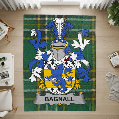 Bagnall Family Crest Plaid Tartan Decorative Product