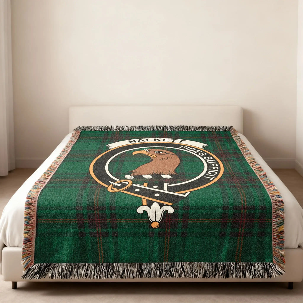 Halkett Fides Sufficit Blanket With Tartan Design