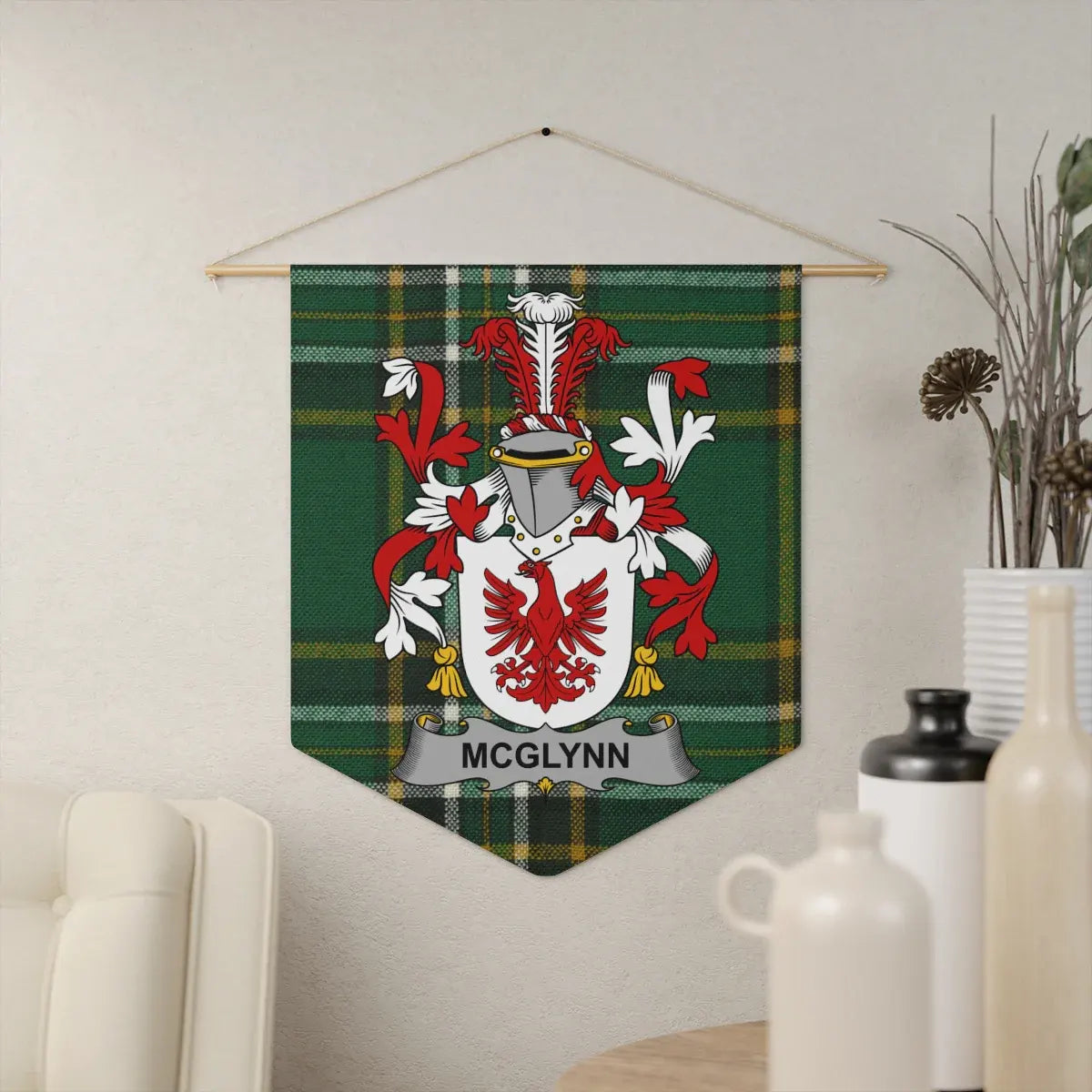 McGlynn Family Crest Wall Banner Tapestry product
