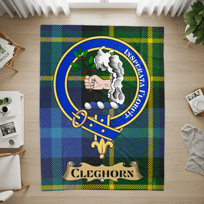 Cleghorn Family Tartan Clan Crest Area Rug product type