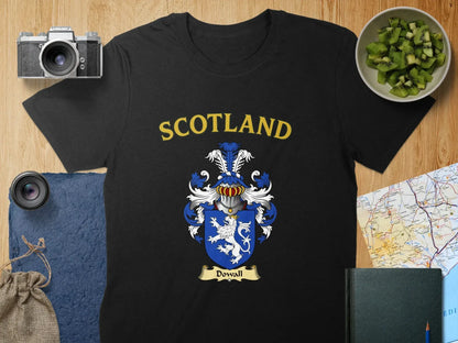 Scotland Family Crest Dowall Emblem T-shirt product type