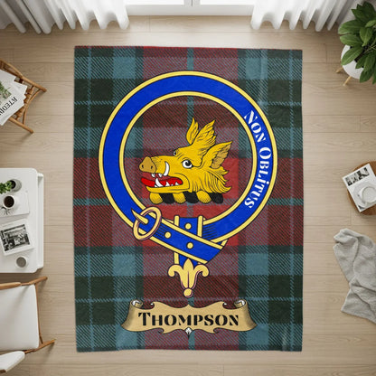 Thompson Family Crest Design Area Rug product type