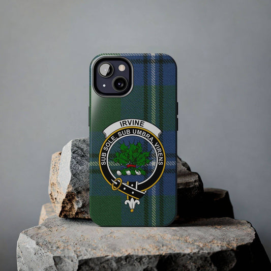 Irvine Clan Scottish Tartan Cell Phone Case - Celtic Ancestry Gifts