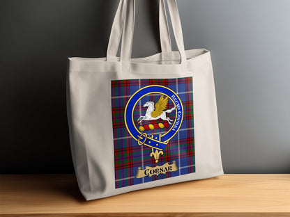 Corsar Recto Corsa Scottish Tartan Tote Bag - Living Stone Gifts