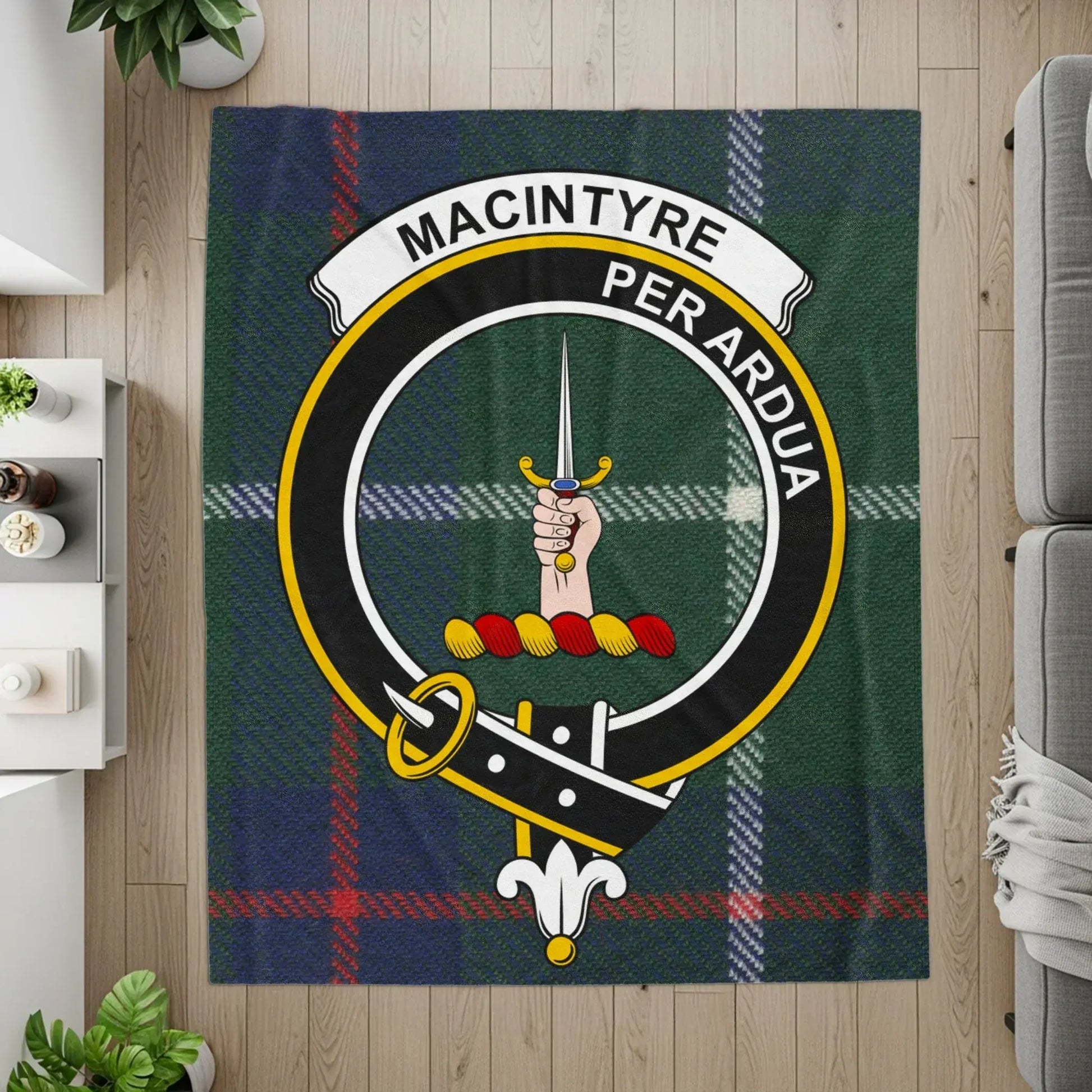 Macintyre Per Ardua Plaid Decorative Blanket product