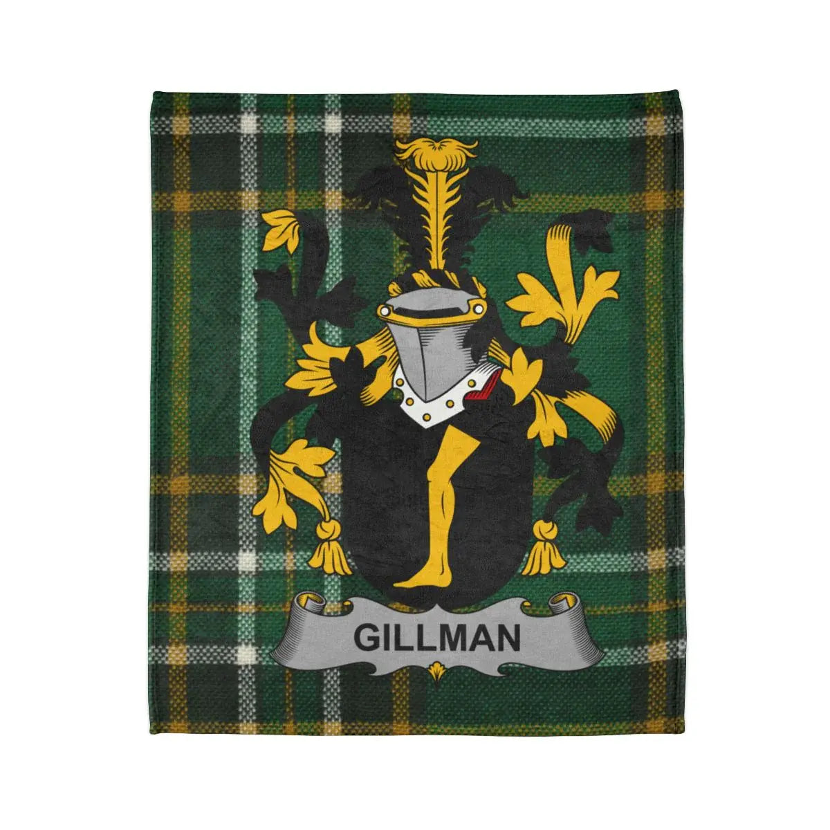 Gillman Family Crest Plaid Blanket product type