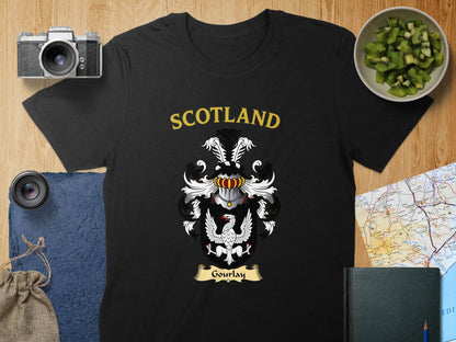 Gourlay Clan Family Crest Scotland T-Shirt - Celtic Ancestry Gifts
