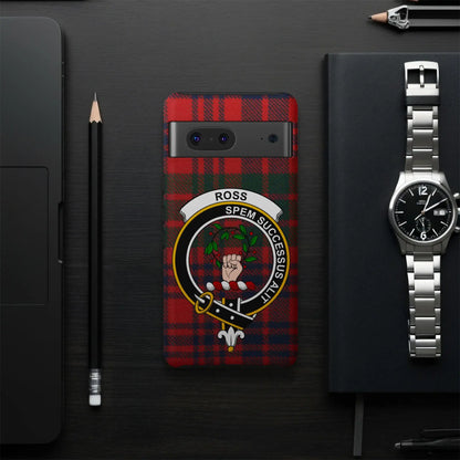 Tartan Design Ross Spem Successus Alit Phone Case
