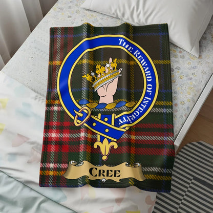 The Reward of Integrity Crest Plaid Bedding product
