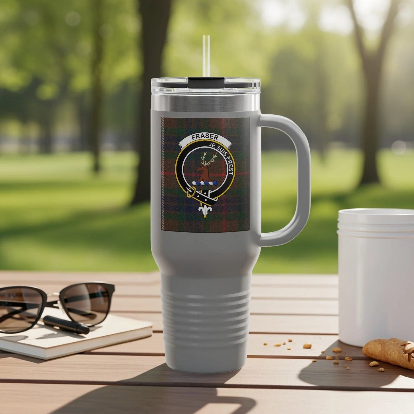 Fraser Shield Design Large Travel Mug product