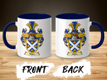 Clan Wade Scottish Coat of Arms Mug - Living Stone Gifts