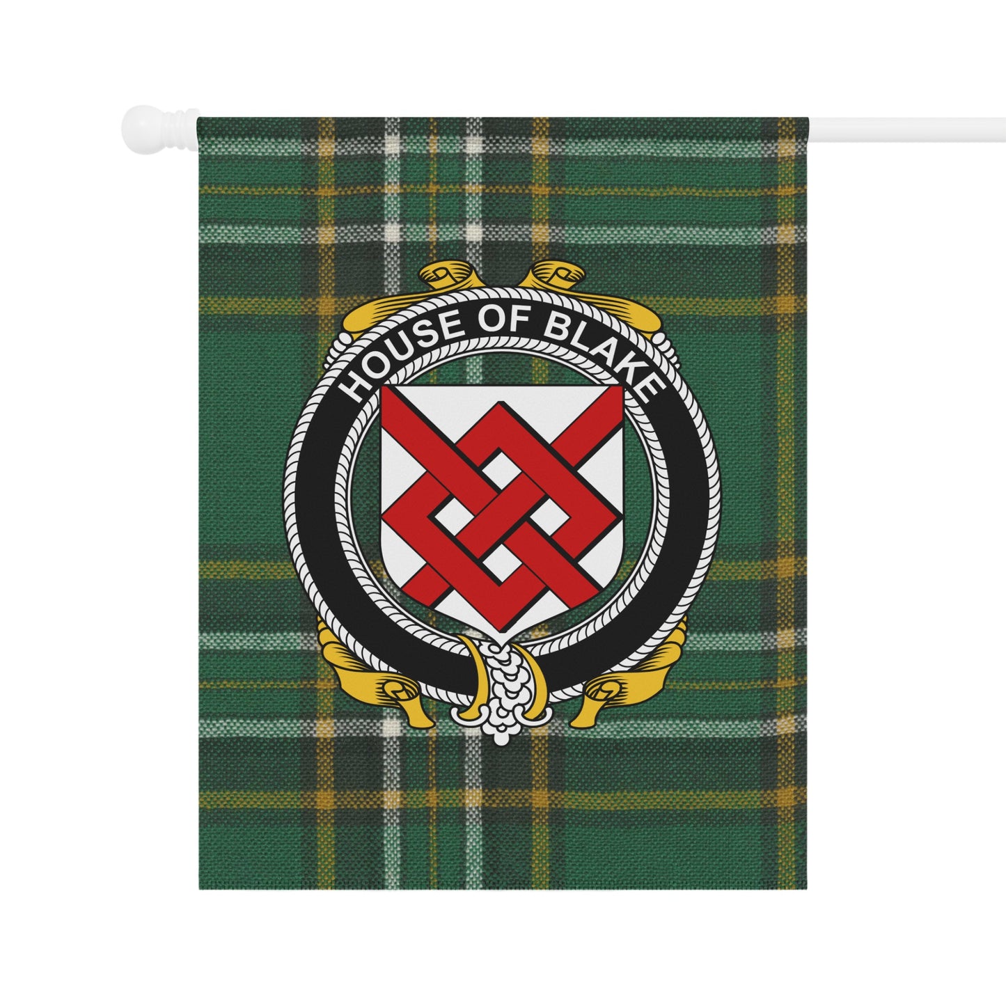 House of Blake Plaid Decorative Home Banner