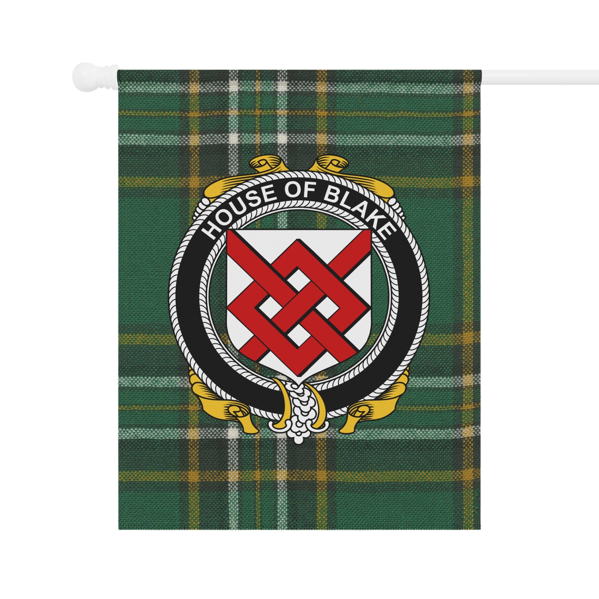 House of Blake Plaid Decorative Home Banner