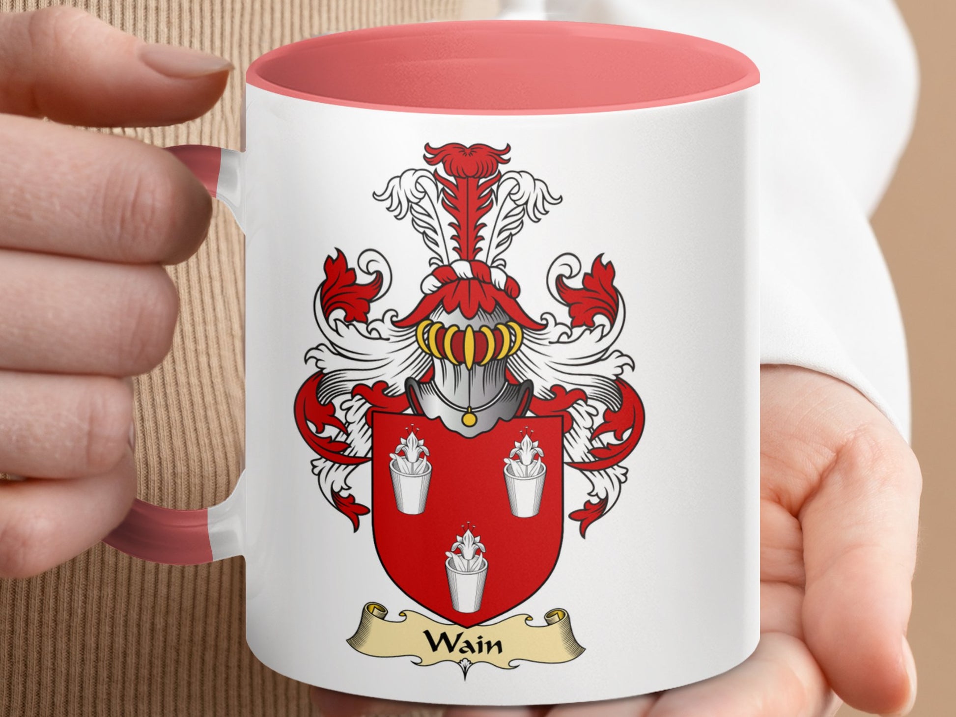 Clan Wain Scottish Coat of Arms Mug - Living Stone Gifts