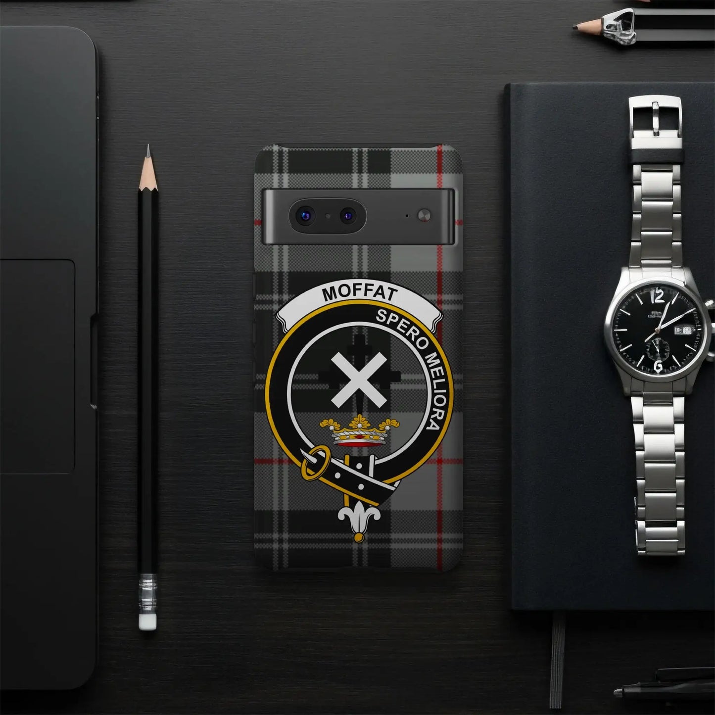 Moffat Spero Meliora Plaid Phone Case Cover