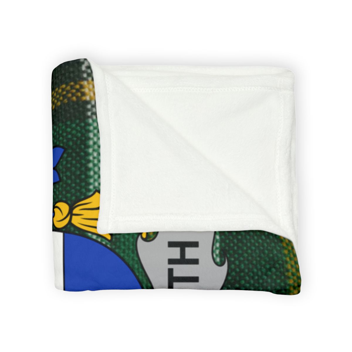 Cozy Warm Green and Blue Blanket product