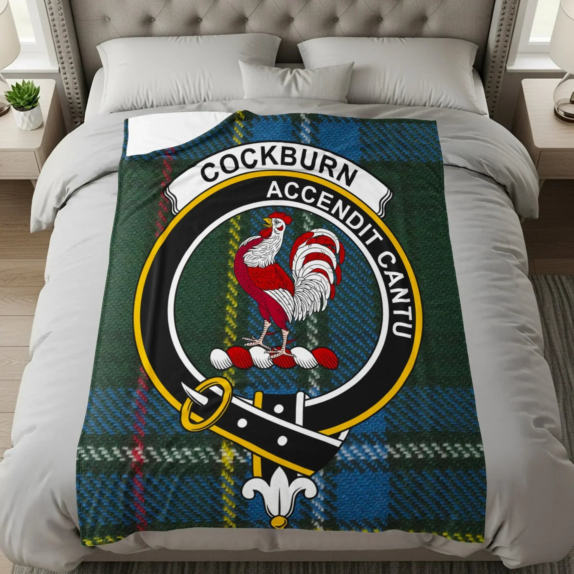 Cockburn Accentit Cantu Tartan Pattern Blanket product