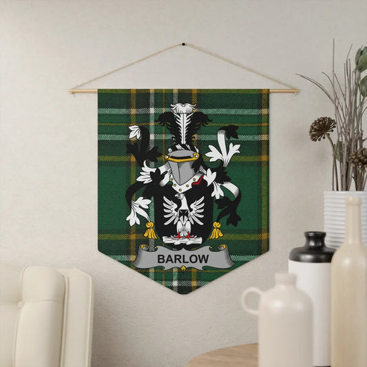 Customizable Barlow Family Crest Wall Hanging Decor product