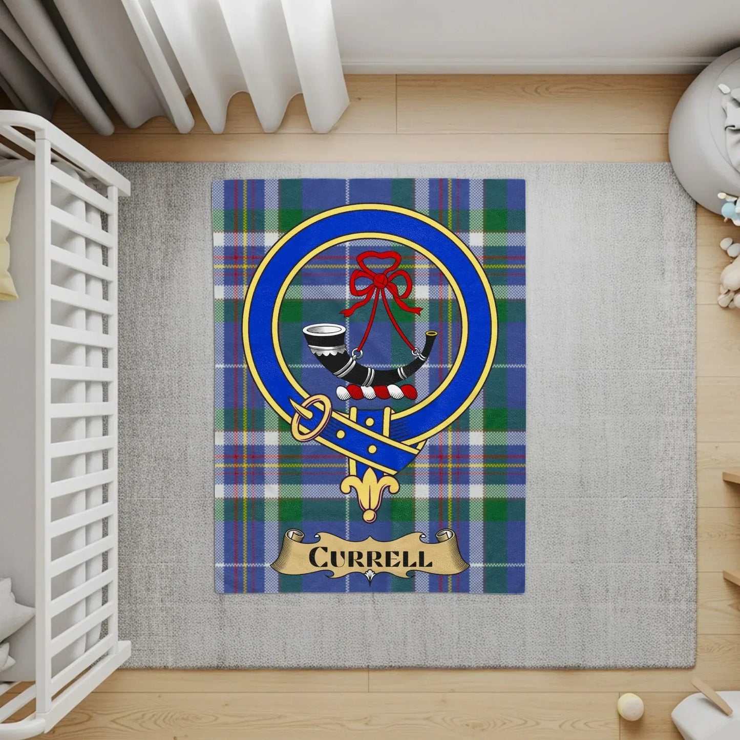 Clan Crest Tartan Personalized Floor Mat product type