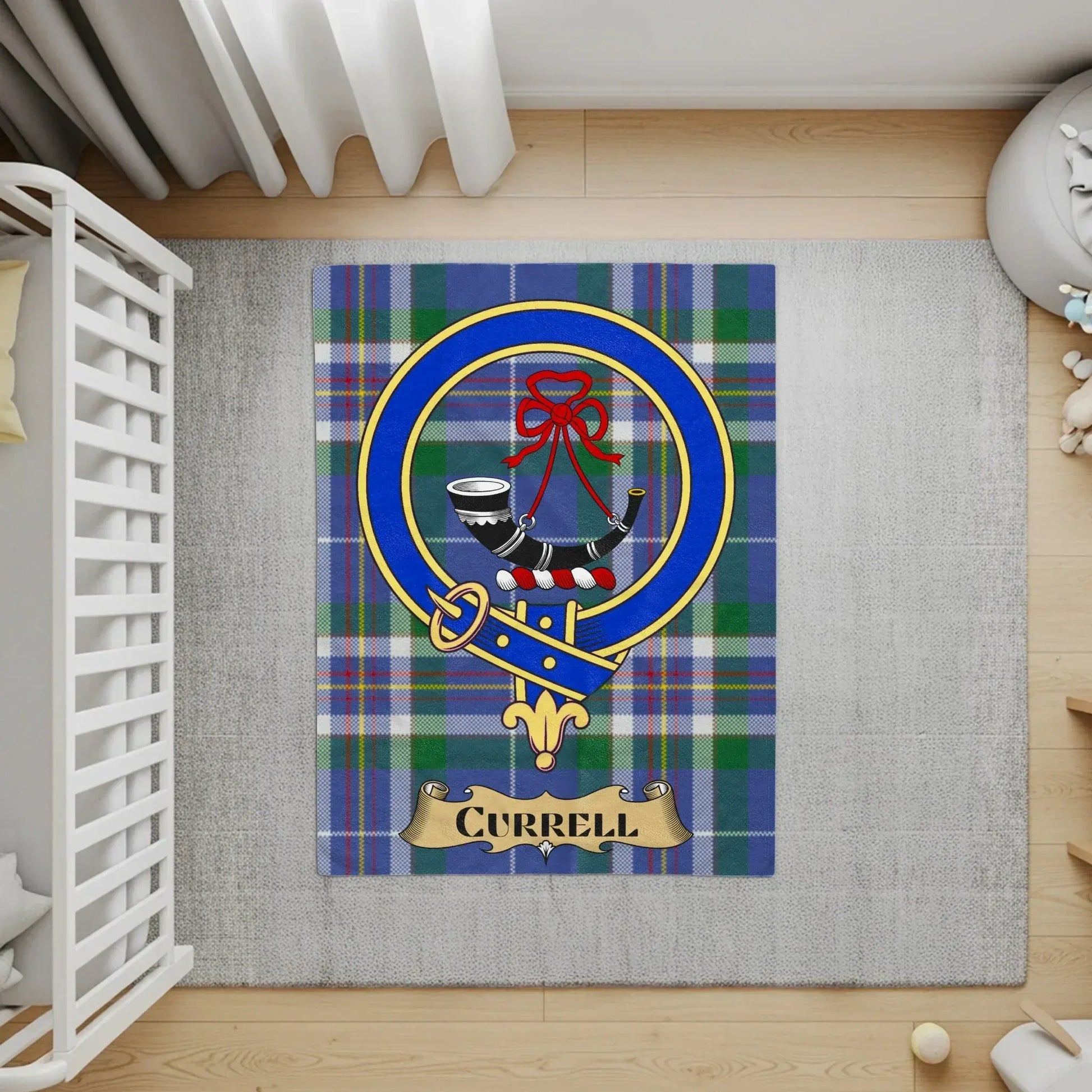 Clan Crest Tartan Personalized Floor Mat product type
