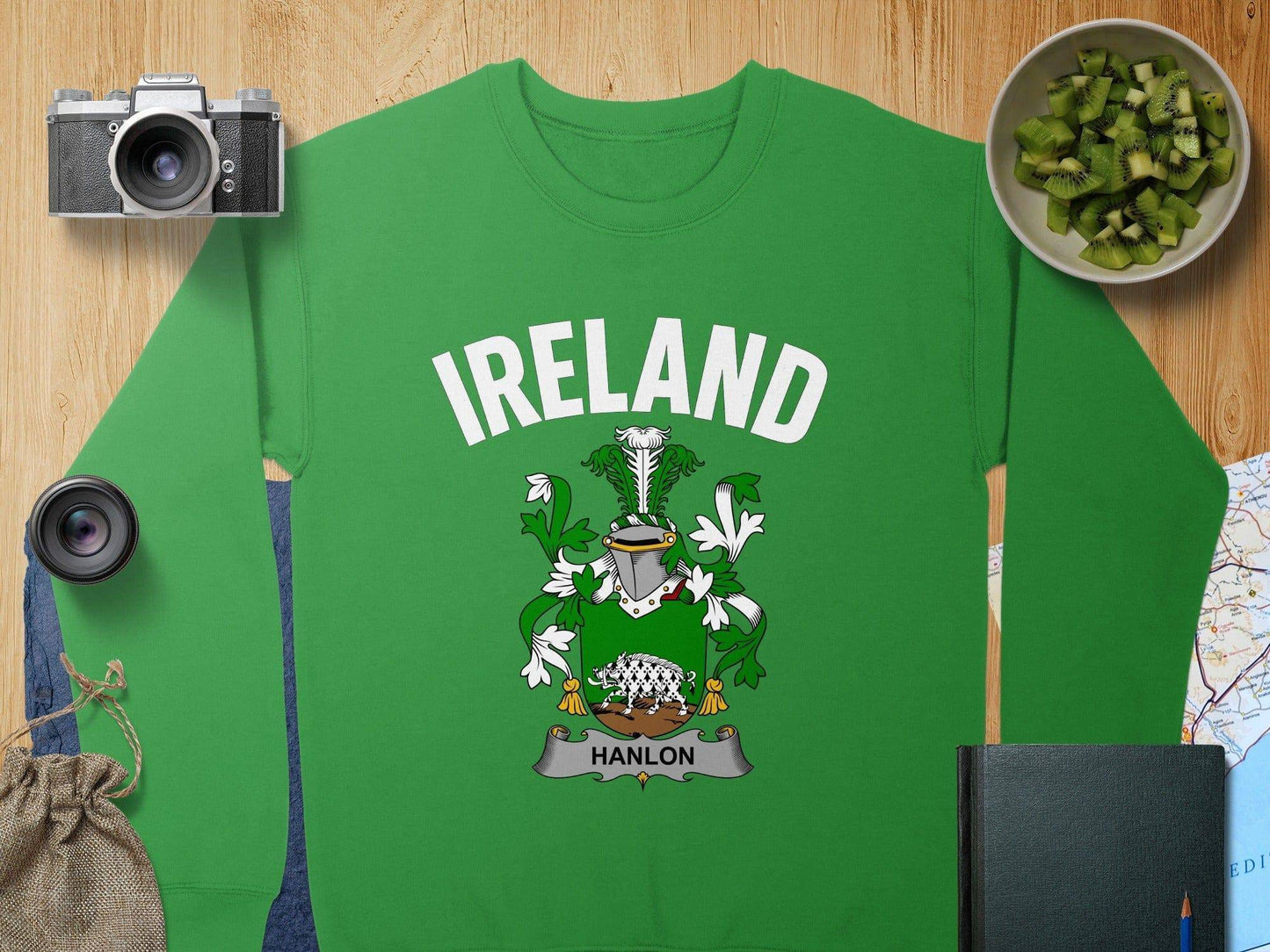 Ireland Hanlon Family Crest Graphic Sweatshirt product