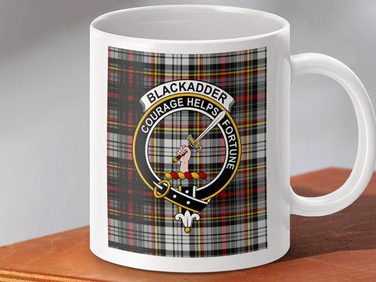 Courage Helps Fortune Plaid Design Mug product type