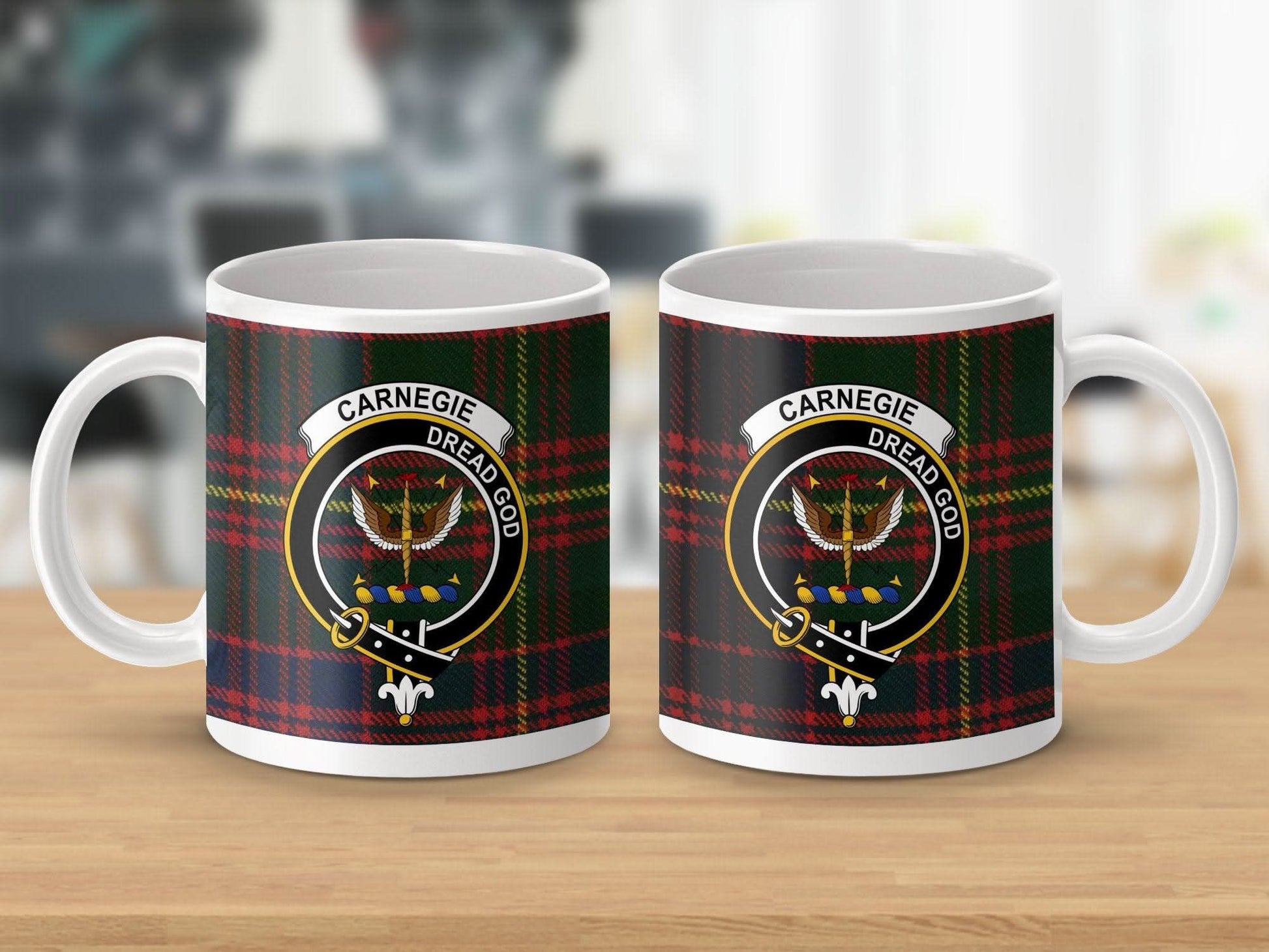 Carnegie Dread God Plaid Design Mug product type