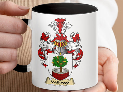 Clan Wellwood Scottish Coat of Arms Mug - Living Stone Gifts