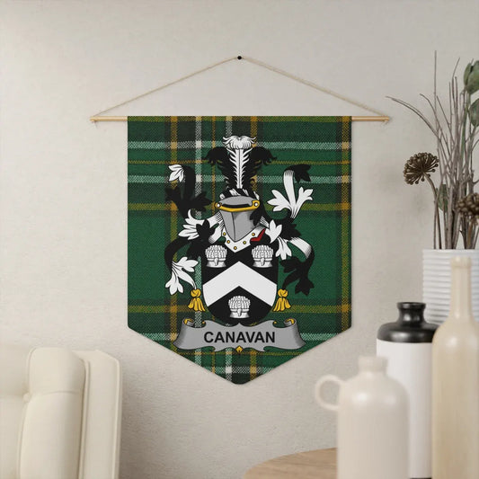 Canavan Family Crest Printed Wall Hanging product