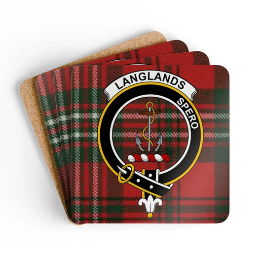 Langlands Spero Plaid Design Coasters Set product