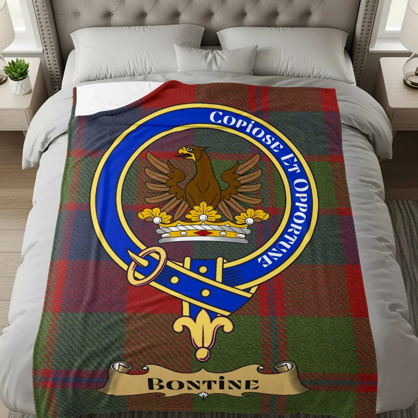 Scottish Heritage Tartan Blanket with Unique Product Type
